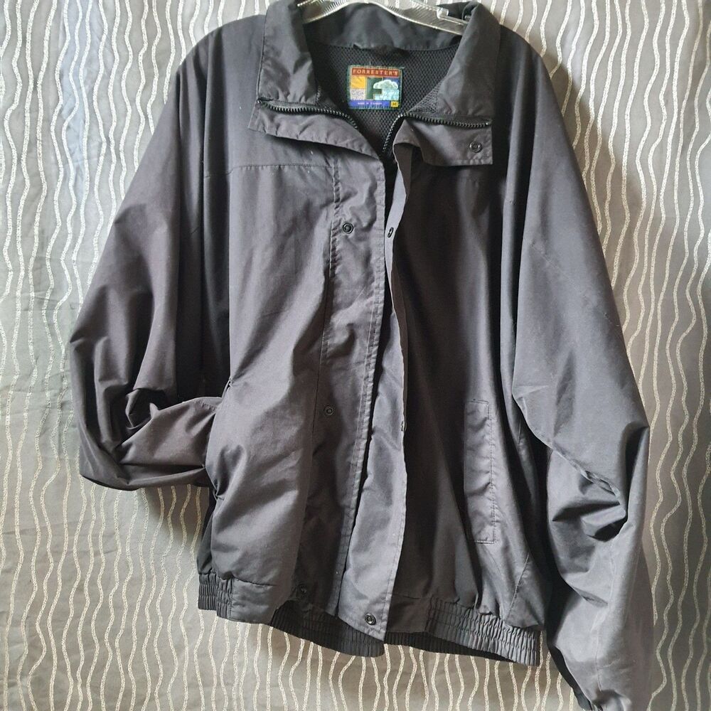 VTG Forrester's Waterproof Golf Jacket Mens Sz Med Outdoor Hiking Windbreaker